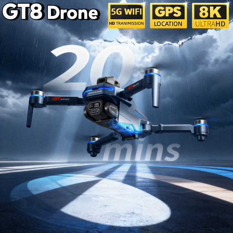 For Genuine GT8 Drone 4K Profe – Drone Kit Long Range Bewertung und Preis