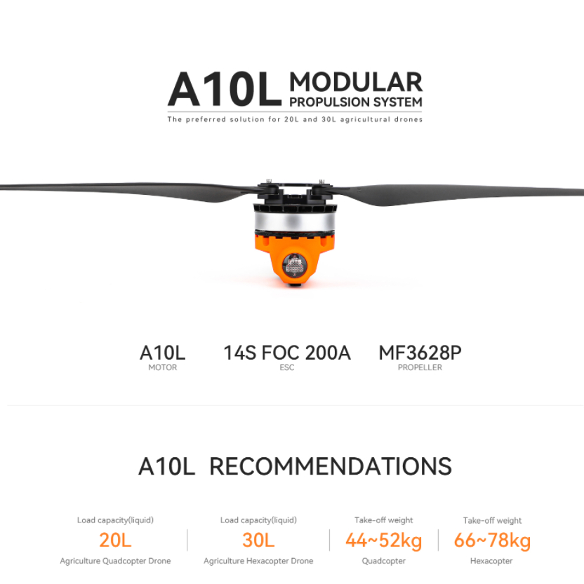 T-MOTOR A10L 12S 14S High Powe – Drone Kit Hexacopter Bewertung und Preis